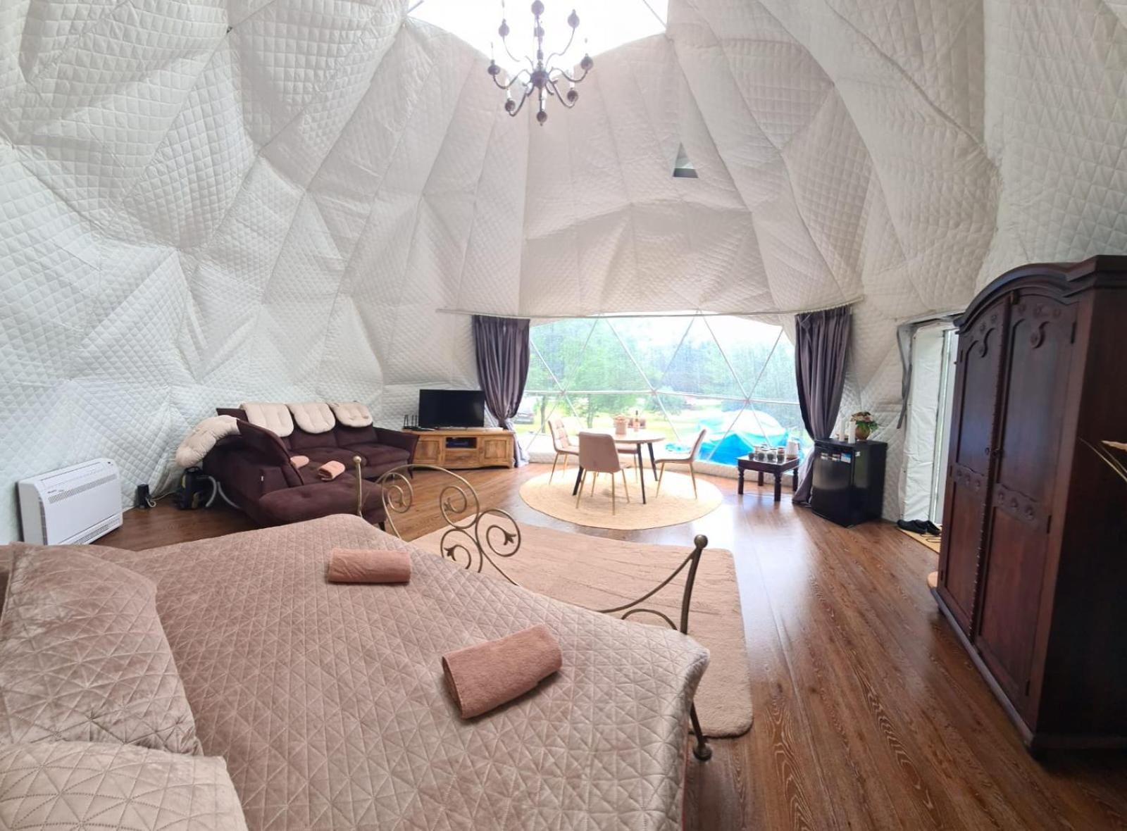 Hotel Glamping Pod Orlem Cedynia Exteriér fotografie