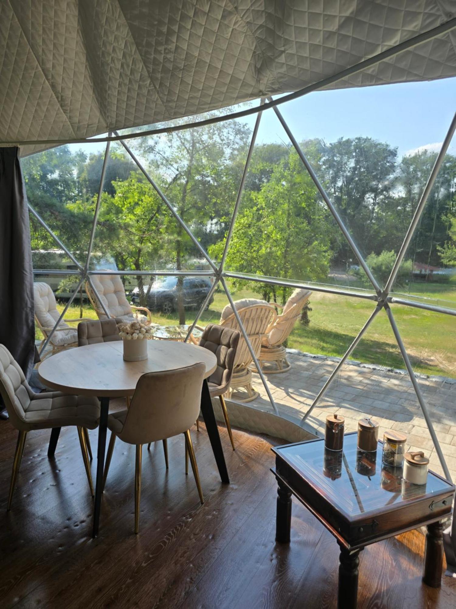 Hotel Glamping Pod Orlem Cedynia Exteriér fotografie
