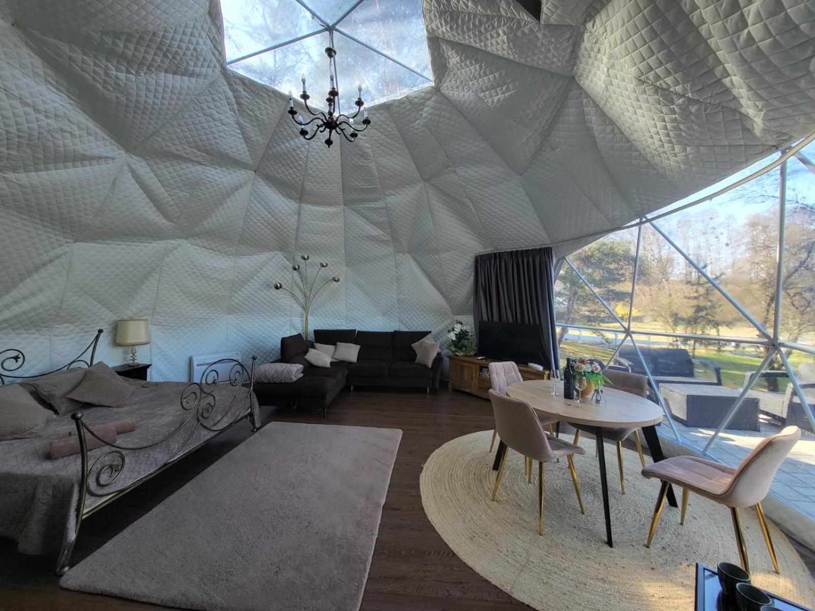 Hotel Glamping Pod Orlem Cedynia Exteriér fotografie