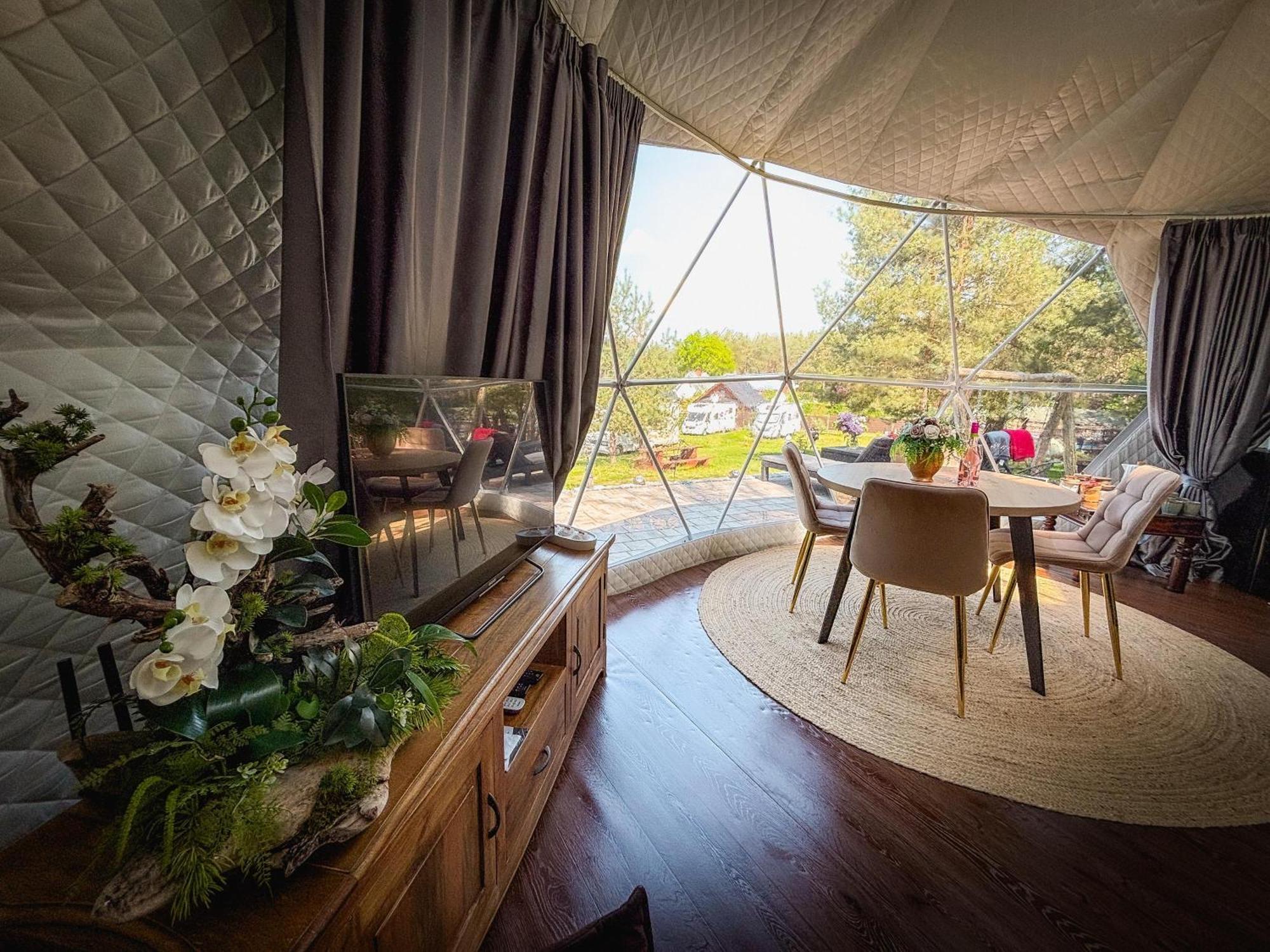 Hotel Glamping Pod Orlem Cedynia Exteriér fotografie