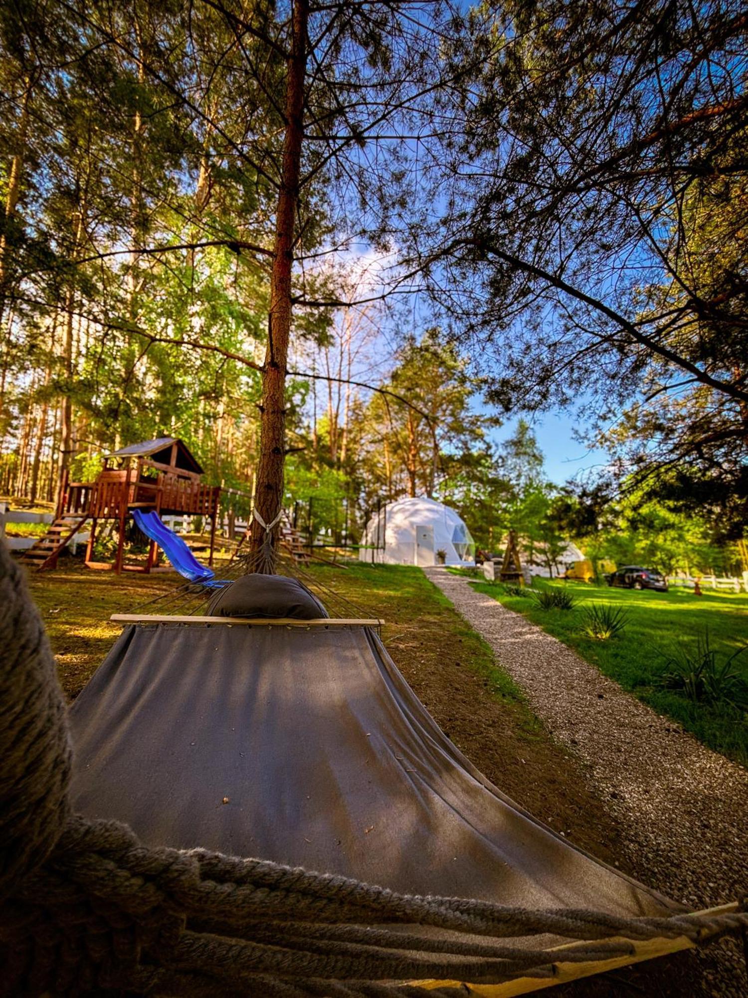 Hotel Glamping Pod Orlem Cedynia Exteriér fotografie
