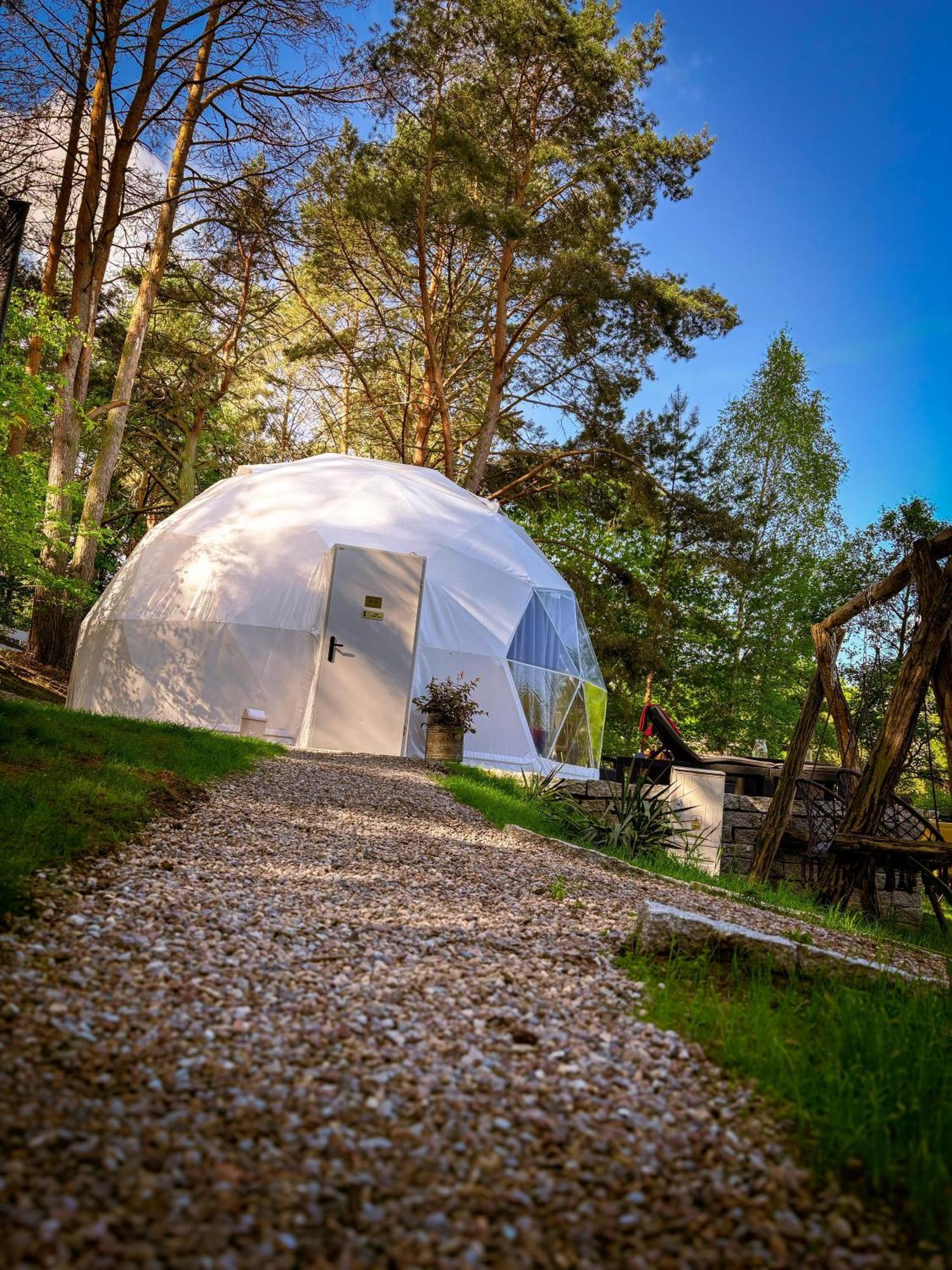 Hotel Glamping Pod Orlem Cedynia Exteriér fotografie