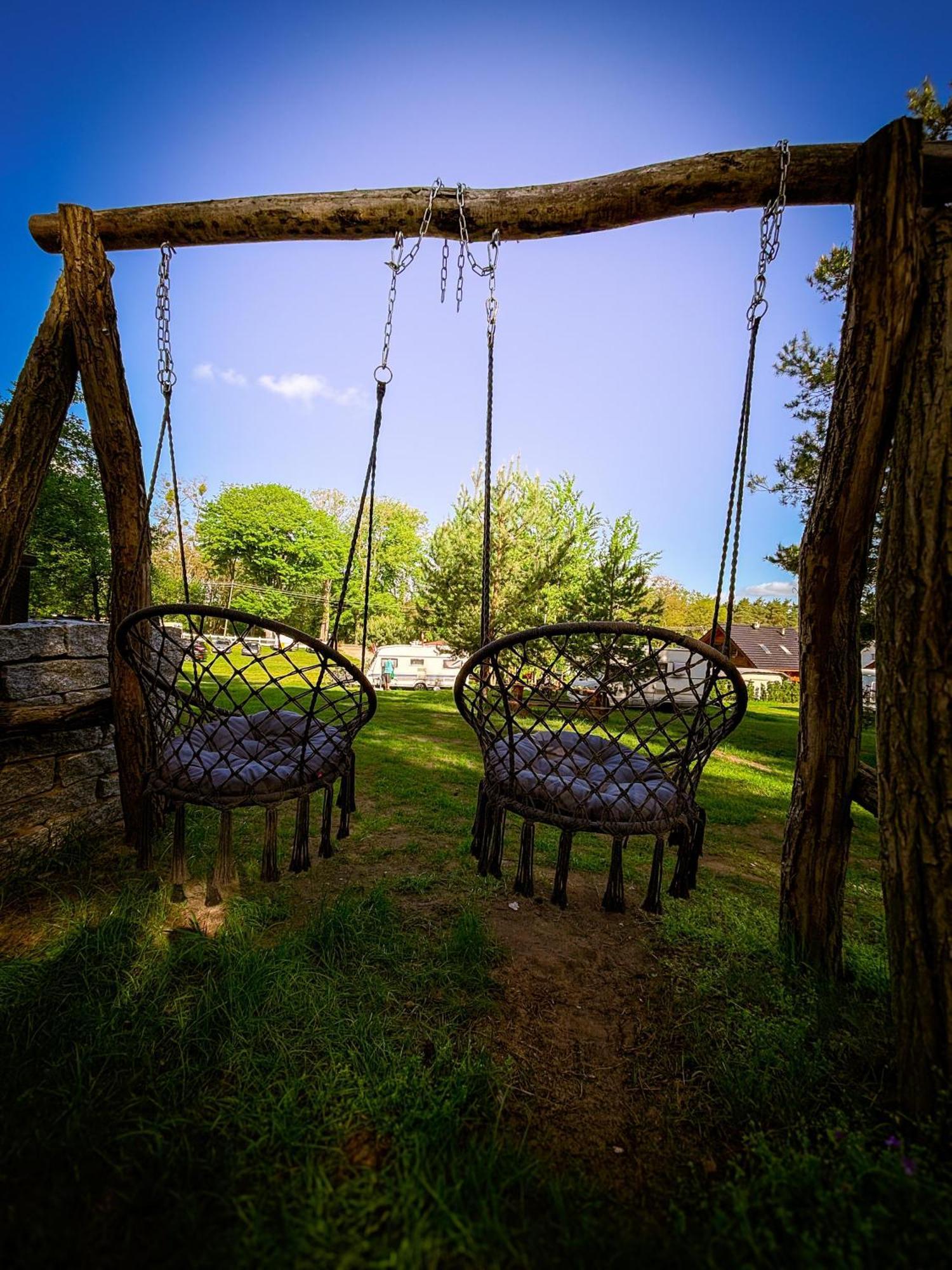 Hotel Glamping Pod Orlem Cedynia Exteriér fotografie